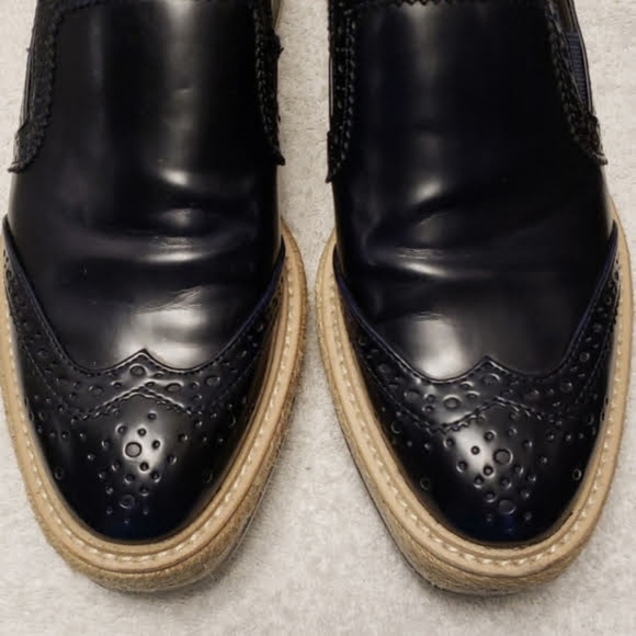 Zara Trafaluc Platform Espadrilles, dark blue, 7 or 7.5 - Picture 2 of 16